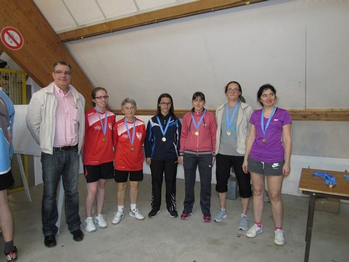 Podium Doubles Dames