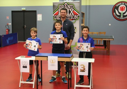 Le podium du Tableau 1